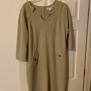 Beige neutral dress size XXL New York and Company